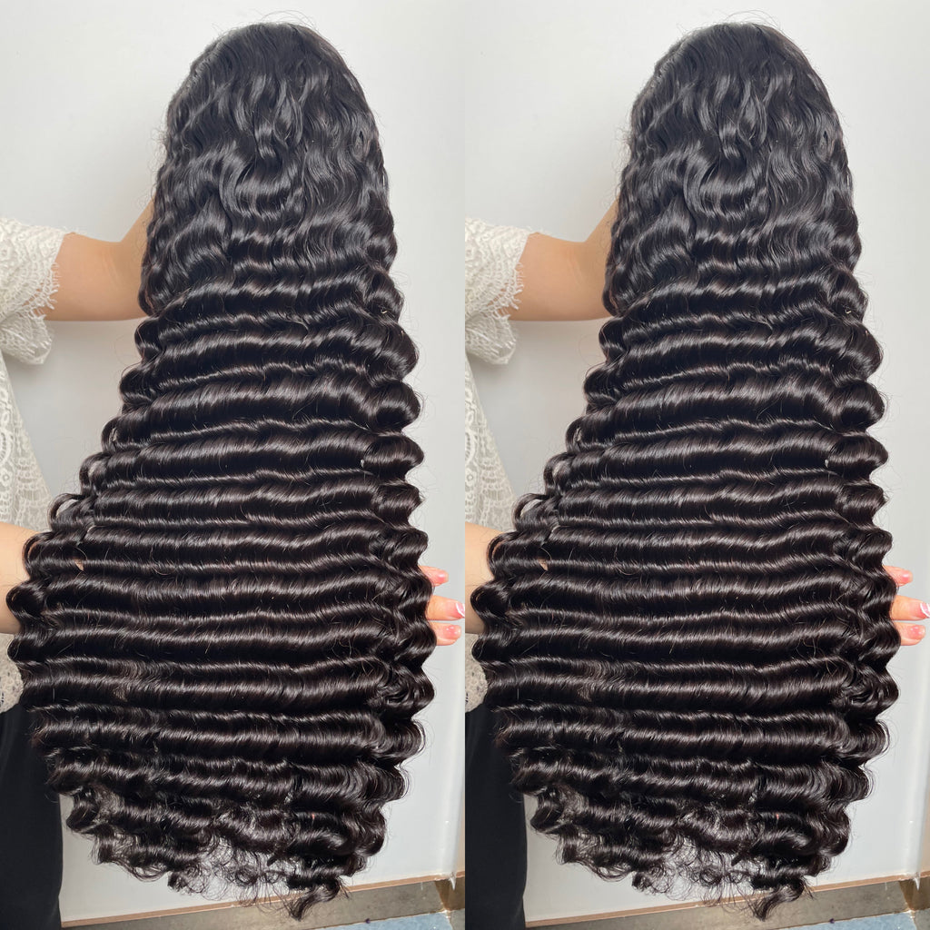 Bleached Knots 13x4 HD Full Frontal Wig Pineapple Wave with Bleached Knots