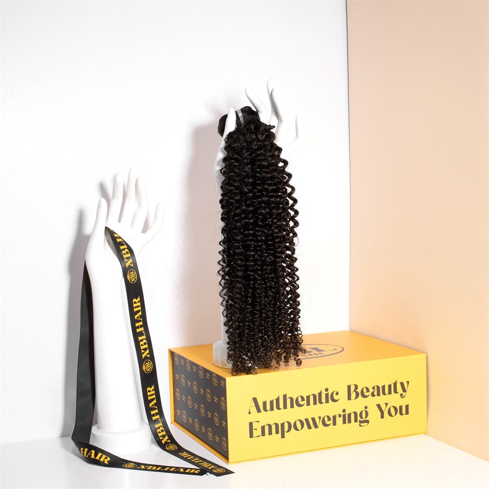 XBLhair Miss Flawless Raw Hair Kinky Curly Brazilian 100% Virgin Human Hair Wholesale