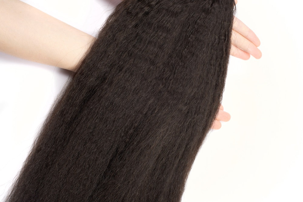 XBLhair Miss Flawless Raw Hair Premium One Donor 3 Bundle Deal Kinky Straight