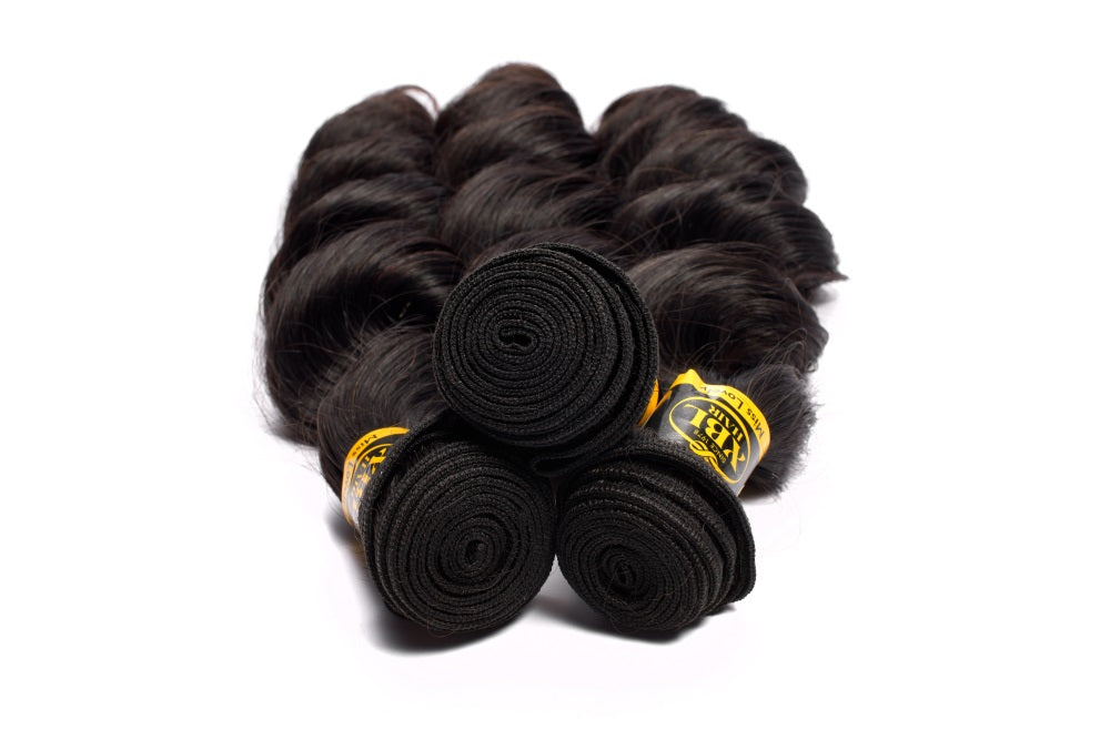 XBLhair Miss Lovely Mink Hair 3 bundles deal Loose Wave
