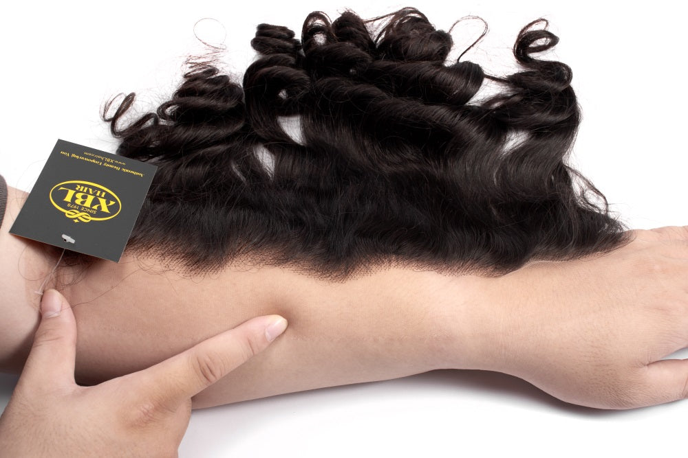 XBL Hair 13x4 HD Lace Frontal Loose Wave Small Knots Pre-plucked Hairline