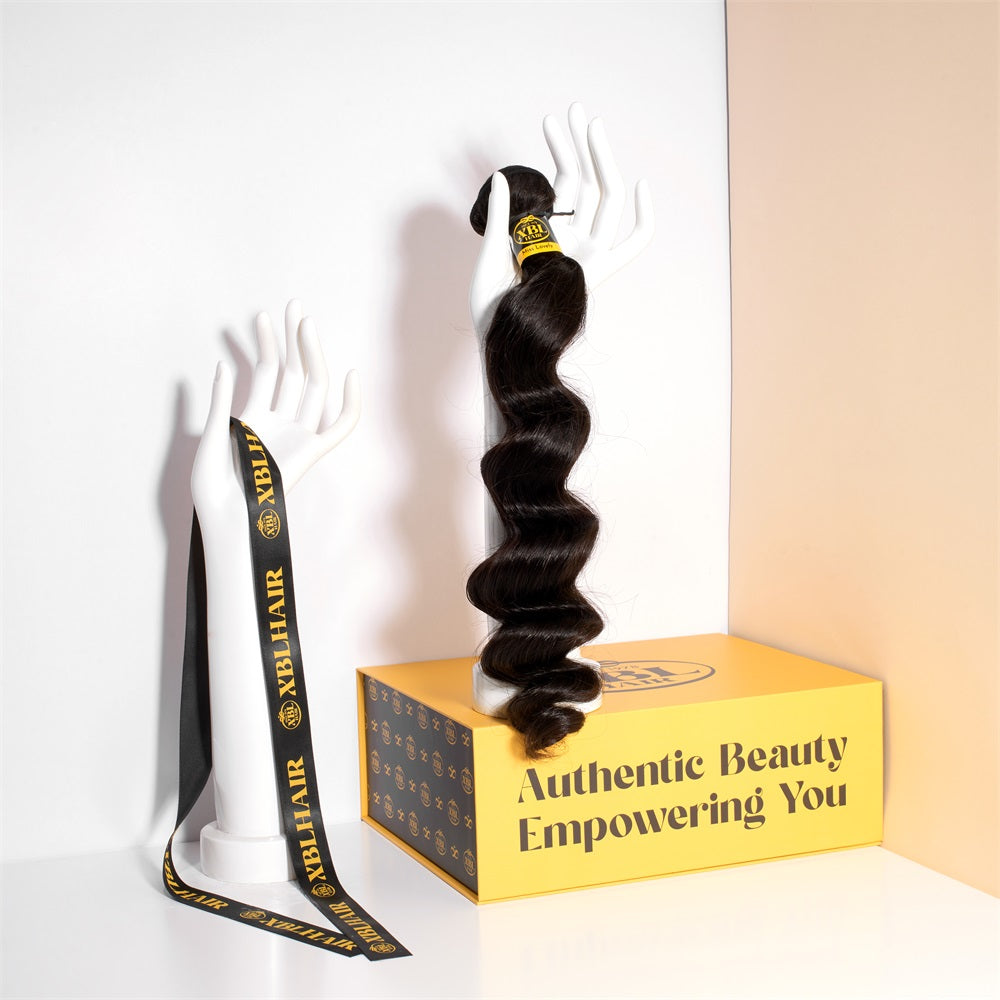 XBLhair Miss Lovely Mink Hair Loose Wave Brazilian Hair Virgin Human Hair Extensions