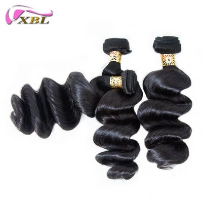XBLhair Miss Flawless Brazilian Raw Hair Hair Virgin Hair Bundle Deal Loose Wave