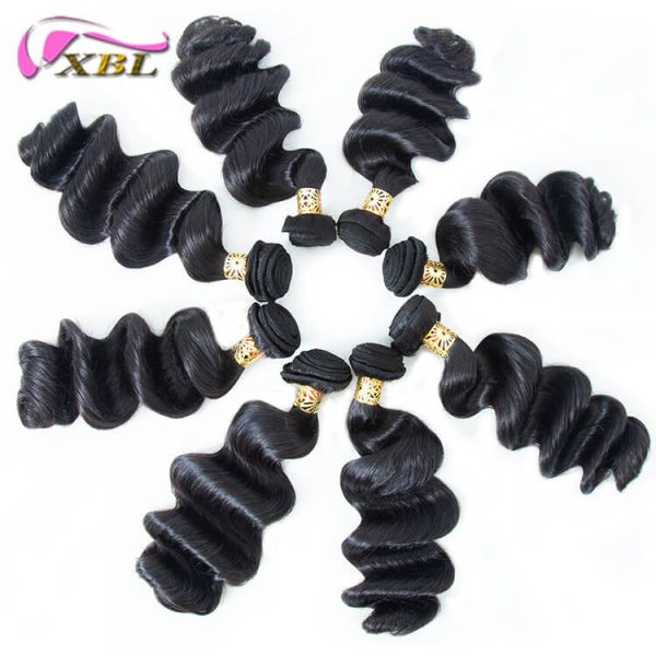 XBLhair Miss Flawless Brazilian Raw Hair Hair Virgin Hair Bundle Deal Loose Wave