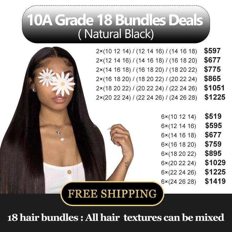 Miss Lovely Mink Human Hair 18 Bundles Deal Free Shipping