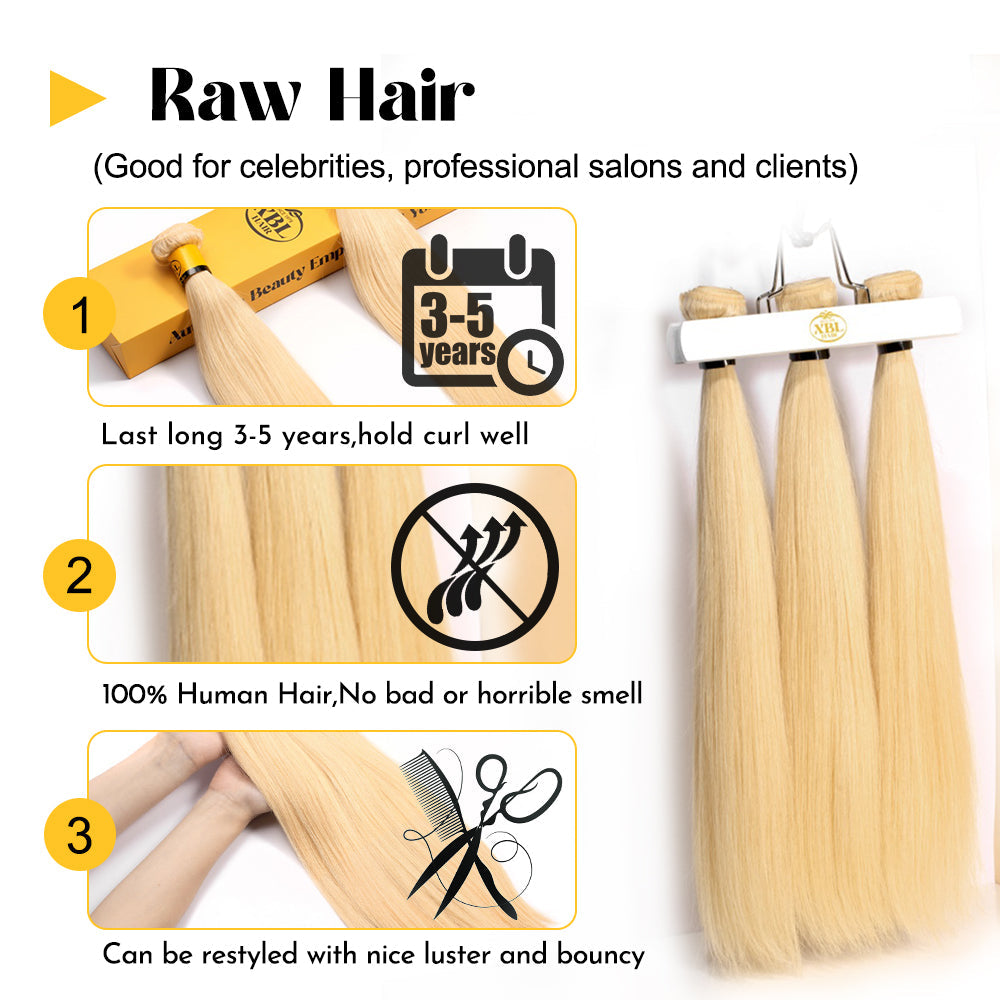 Miss Flawless 613 Blonde Straight Hair 3 Bundles Deals