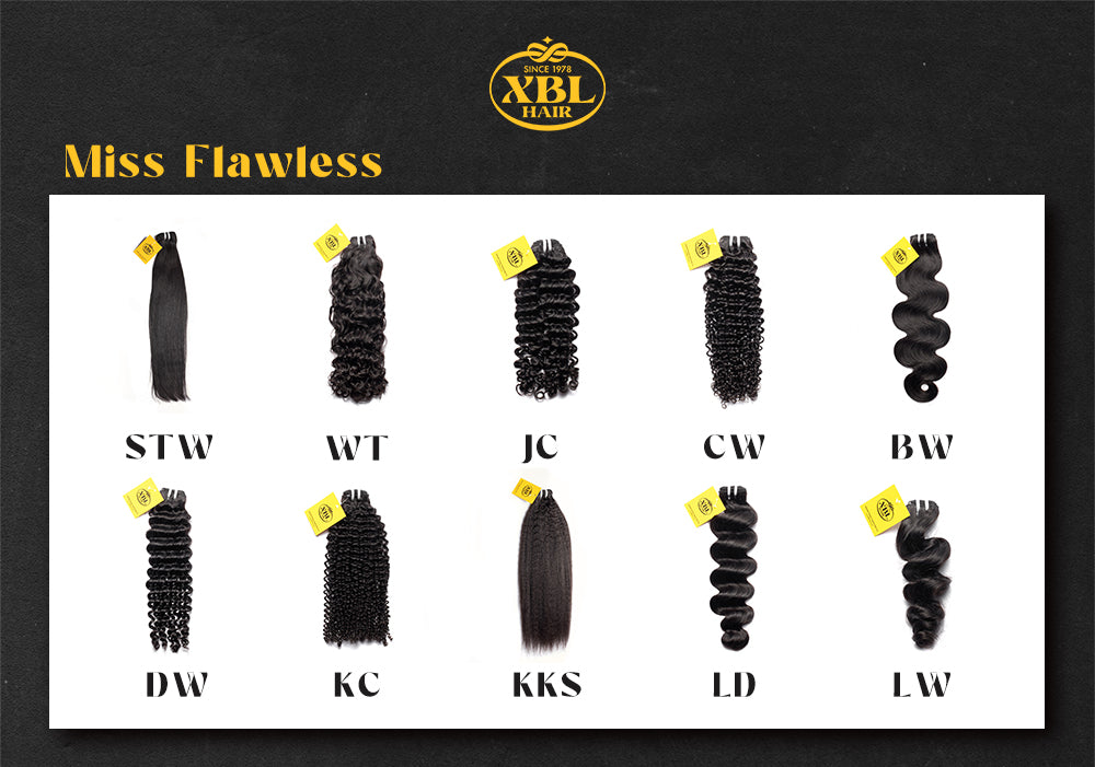 Miss Flawless Raw Hair  Human Hair 18 Bundles Deal Free Shipping
