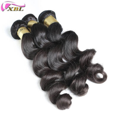 XBLhair Miss Flawless Raw Hair Premium One Donor 3 Bundle Deal Loose Wave