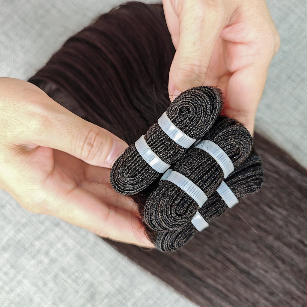 XBLhair Flawless Single Bundles Raw Hair Straight Virgin Hair Extensions