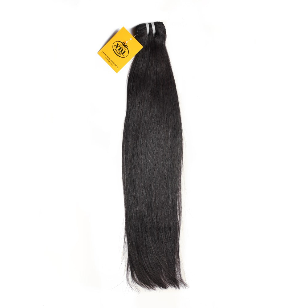 XBLhair Flawless Single Bundles Raw Hair Straight Virgin Hair Extensions