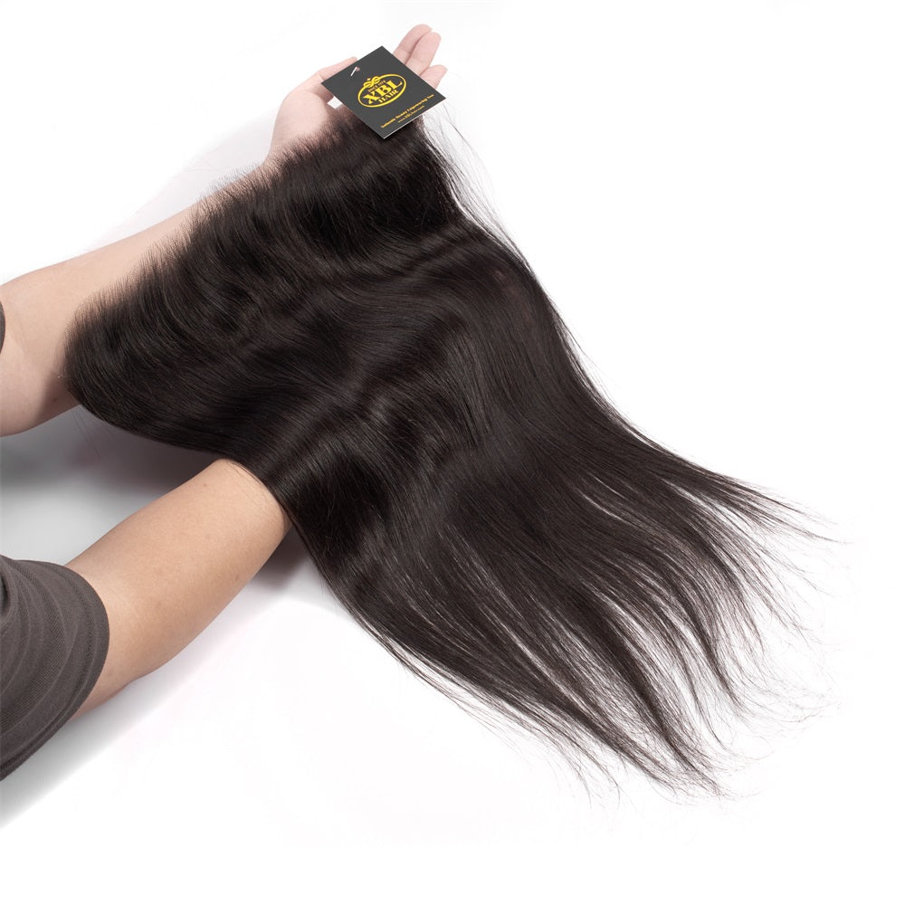 XBL Hair 13x6 HD Lace Frontal Straight Wave Small Knots Preplucked Hairline