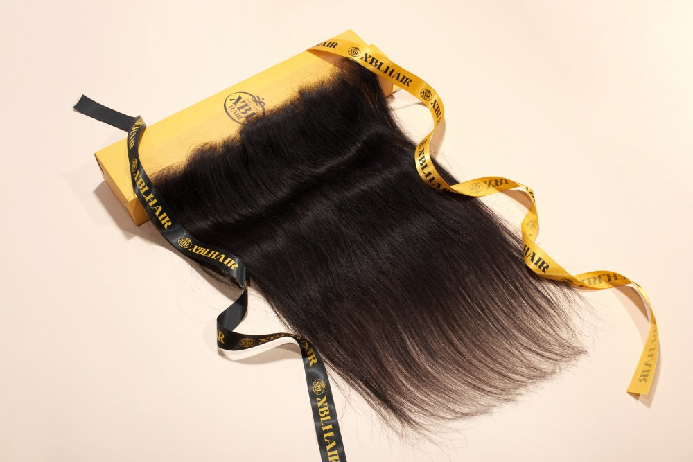 XBL Hair 13x4 HD Lace Frontal Straight Small Knots Pre-plucked Hairline