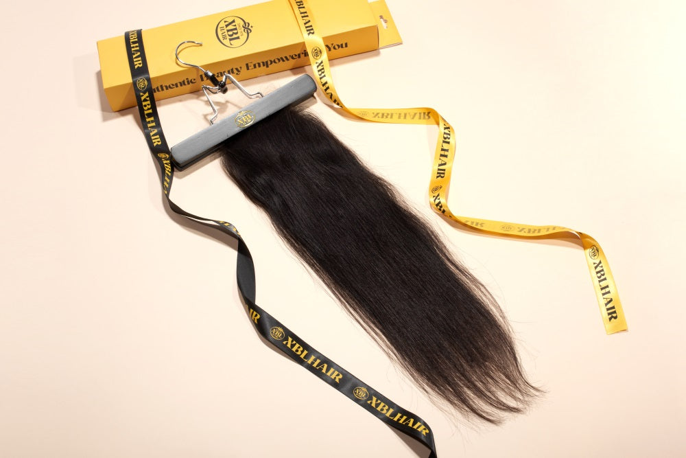 XBL Hair 13x4 HD Lace Frontal Straight Small Knots Pre-plucked Hairline