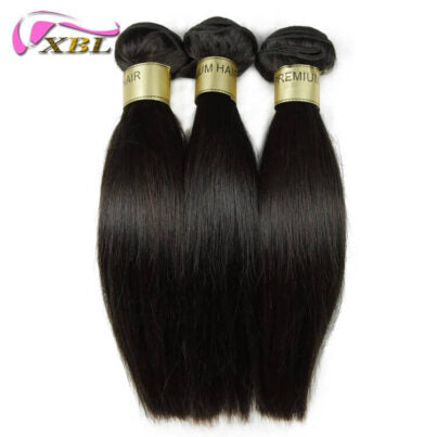 XBLhair Miss Flawless Raw Hair Top Premium One Donor 3 Bundle Deal Straight