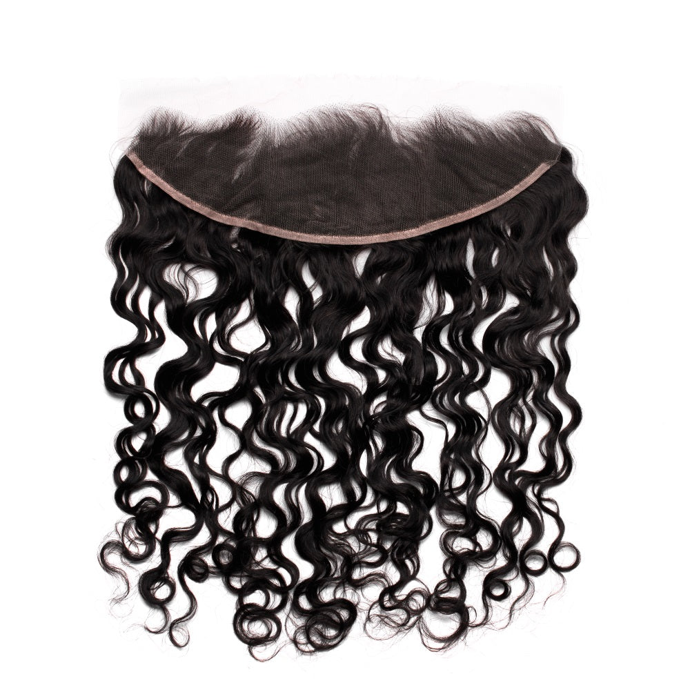 XBL Hair 13x4 HD Lace Frontal Water Wave Small Knots Pre-plucked Hairline