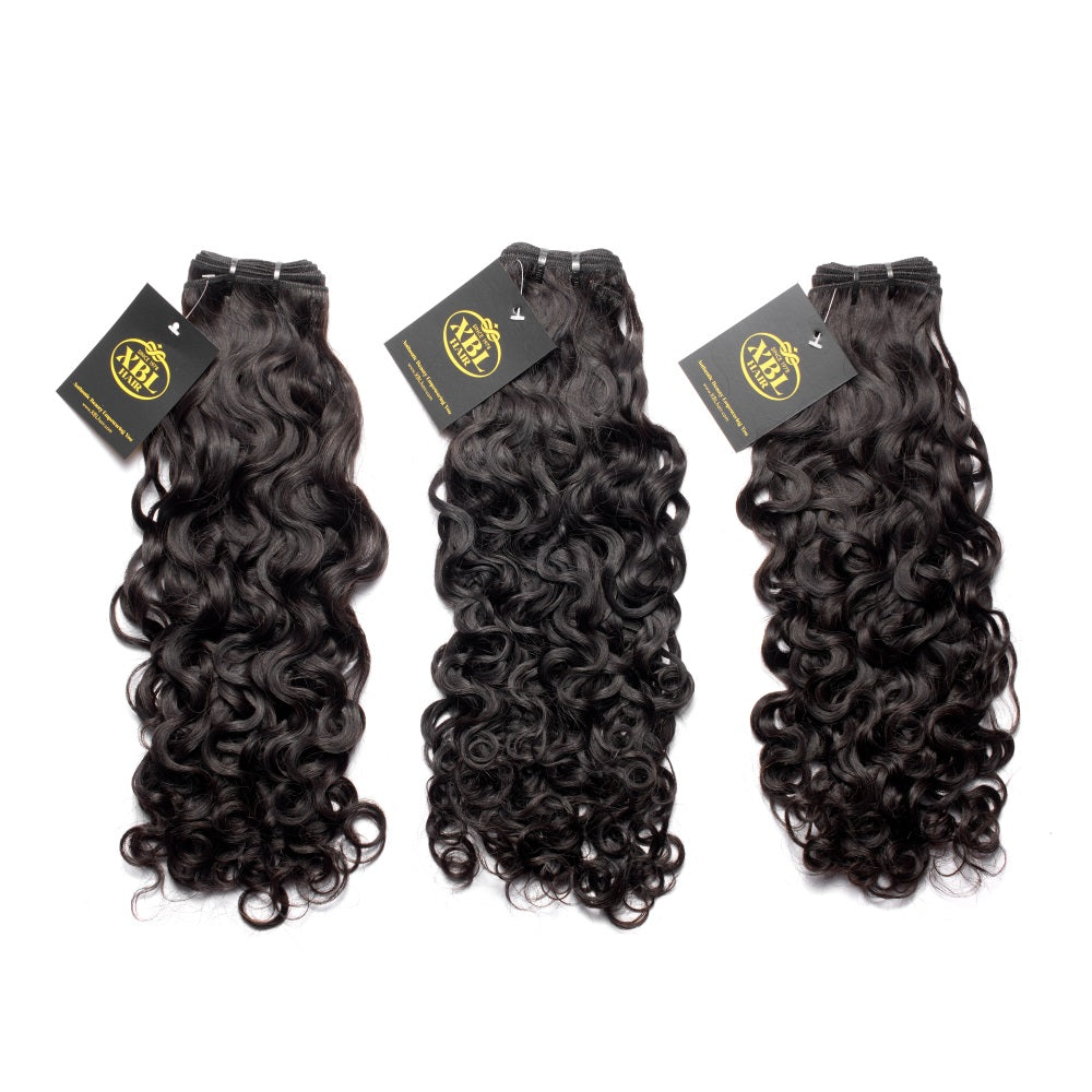 XBLhair Miss Lovely Mink Hair Water Wave Human Hair Bundles Hair Weaves Hair Extensions