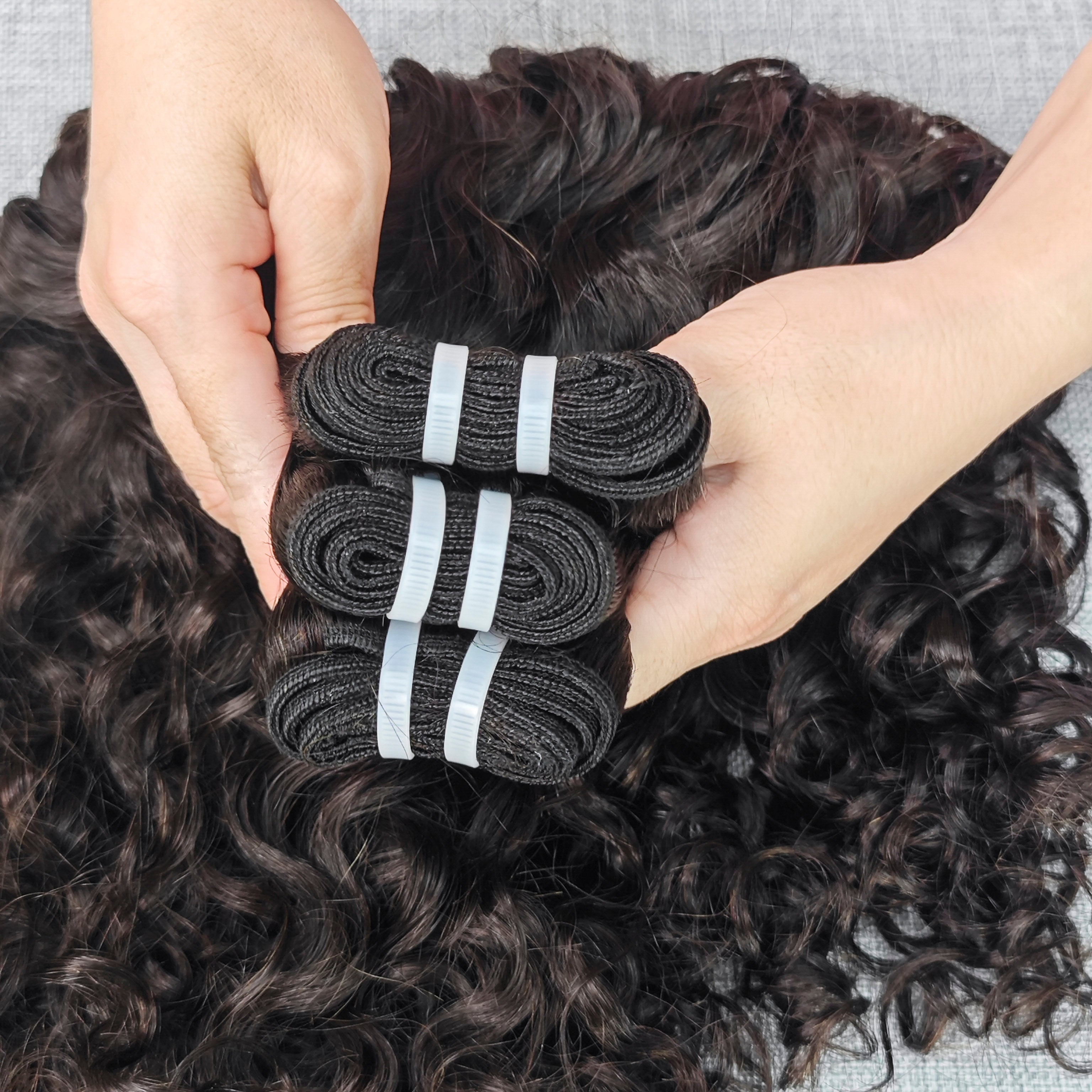 XBLhair Miss Flawless Human Raw Hair Bundle Water Wave Hair Extension