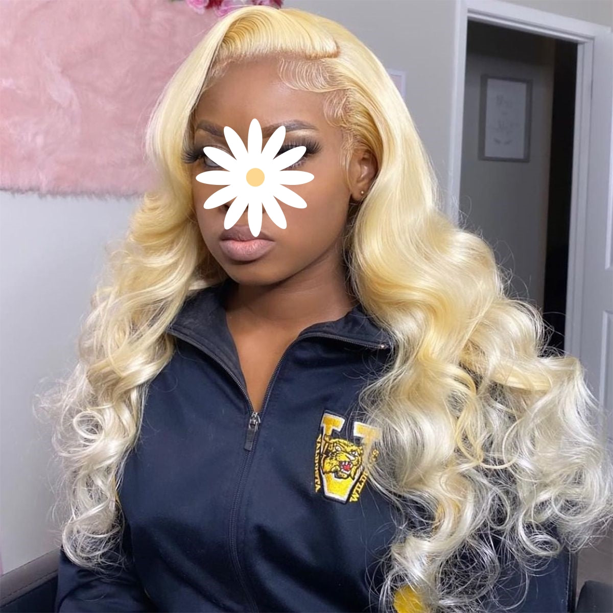 XBL Hair #613 Blonde Body Wave13x6 HD Frontal With 3 Bundles Human Hair