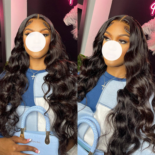 XBL Hair 9A/10A12A Body Wave 3 Bundles with 5x5 Lace Closure Human Hair Bundles and Lace Closure
