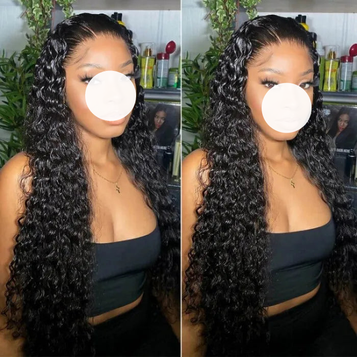 XBL Hair 9A/10A12A Curly Bundles with 5x5 Closure Virgin Human Hair 3 Bundles with Closure