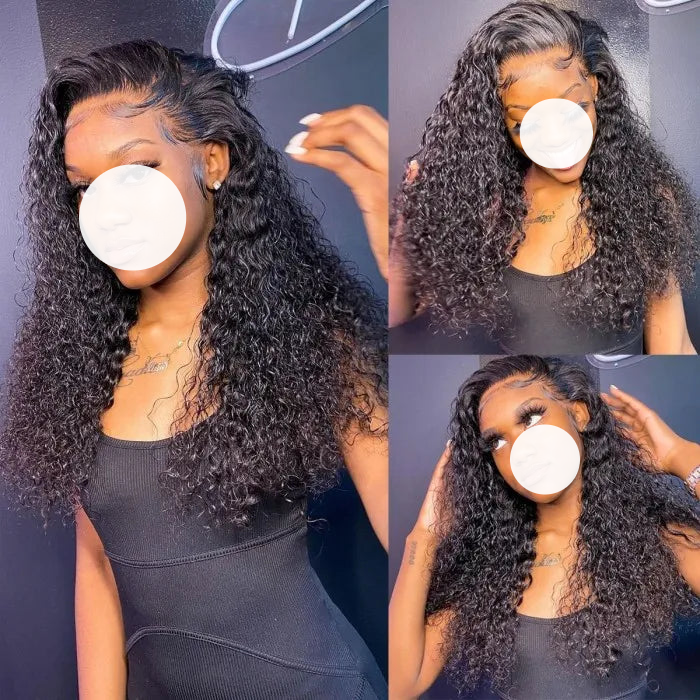 XBL Hair 9A/10A12A Curly Bundles with 5x5 Closure Virgin Human Hair 3 Bundles with Closure