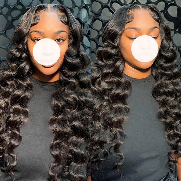 XBL Hair 9A/10A12A Human Hair Bundles with 5x5 Closure Loose Wave