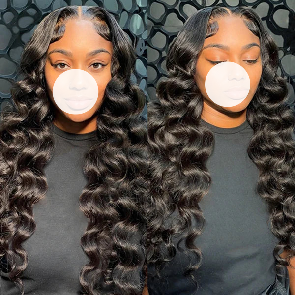 XBL Hair 9A/10A12A Loose Wave 6x6 HD Closure With 3 Bundles
