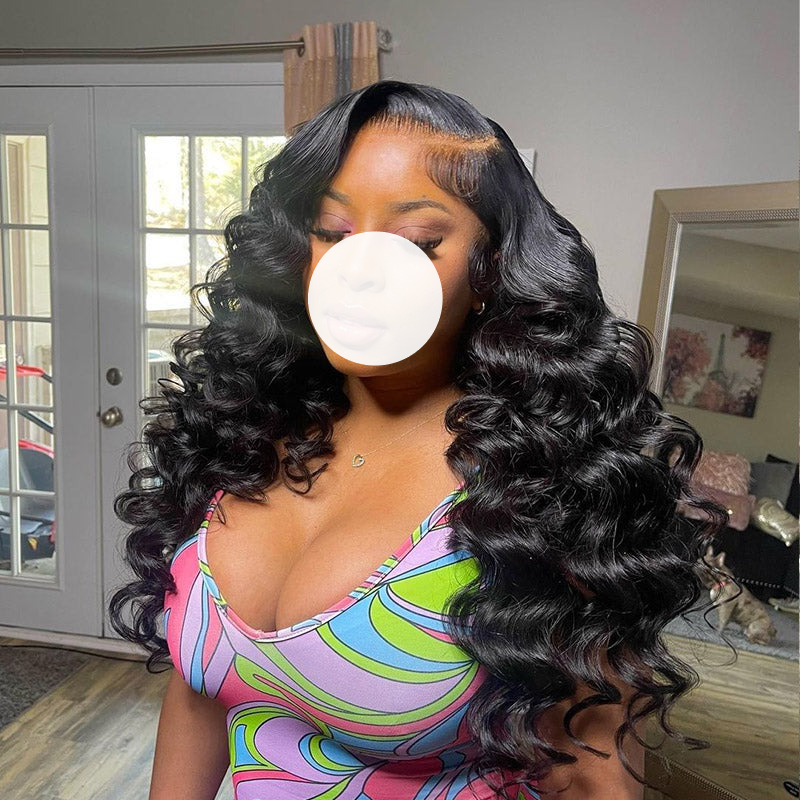 XBL Hair Loose Wave Wig 13x4/13x6 HD Lace Front Wig 100% Human Hair Wigs With Baby Hair Small Bleached Small Knots