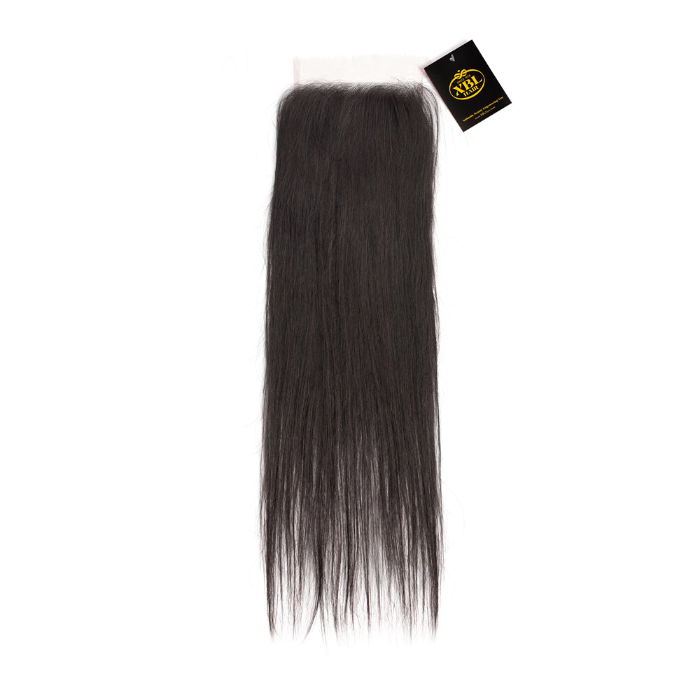 XBL Hair Miss Lovely 5x5 HD Lace Closure Straight Small Knots 100% Human Hair