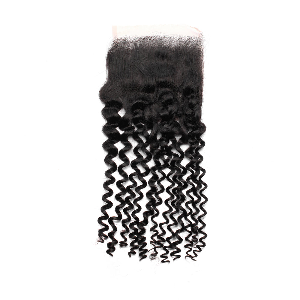 XBL Hair Miss Lovely 5x5 HD Lace Closure Curly Small Knots 100% Human Hair