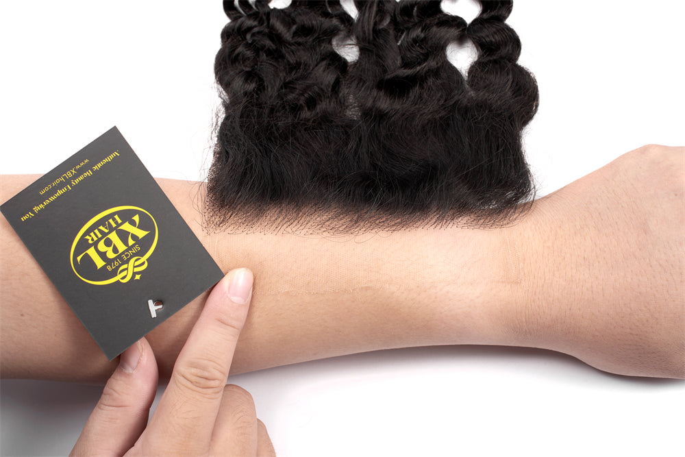 XBL Hair Miss Lovely 5x5 HD Lace Closure Curly Small Knots 100% Human Hair