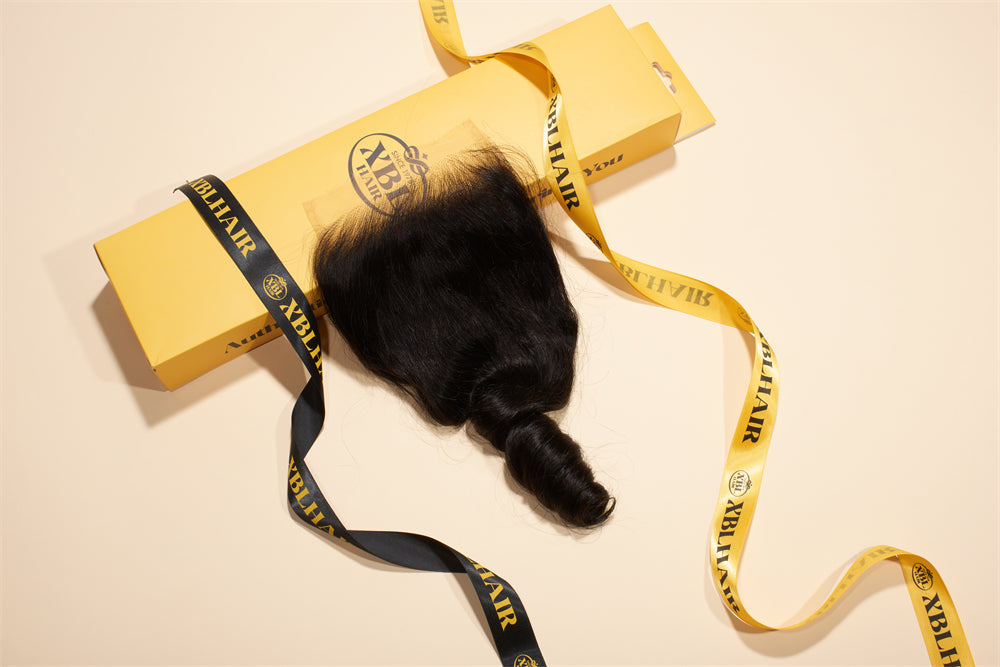 XBL Hair 5x5 HD Lace Closure Loose Wave Small Knots 100% Human Hair