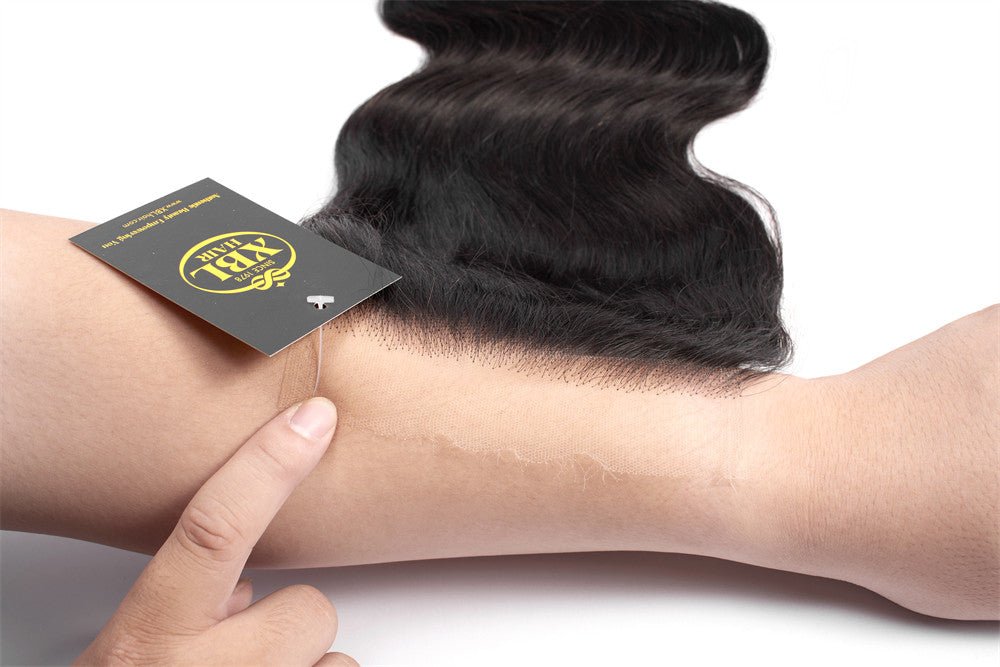 XBL Hair 5x5 HD Lace Closure Body Wave Small Knots 100% Human Hair