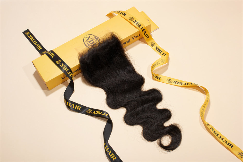 XBL Hair 5x5 HD Lace Closure Body Wave Small Knots 100% Human Hair