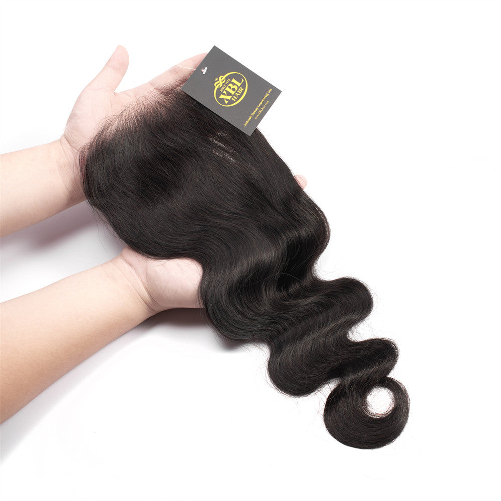 XBL Hair 5x5 HD Lace Closure Body Wave Small Knots 100% Human Hair