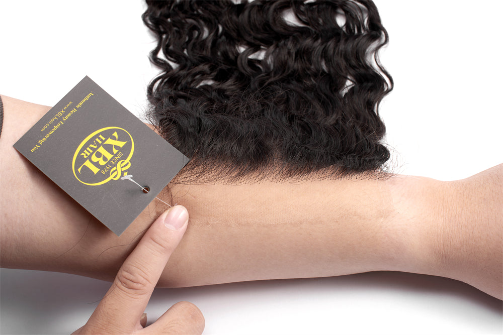 XBL Hair Miss Lovely 5x5 HD Lace Closure Water Wave Small Knots 100% Human Hair