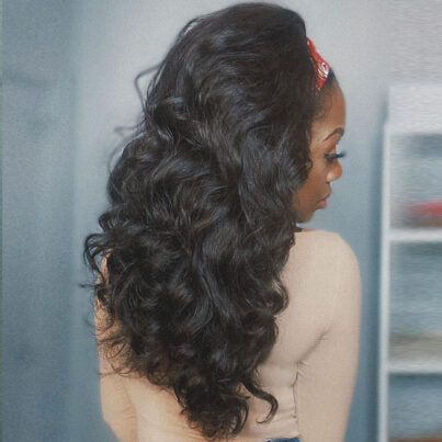 Body Wave Headband Wig Pretty Hair Glueless Hair Wig