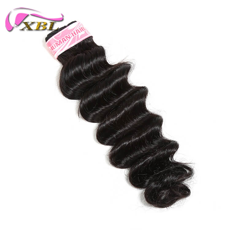 Miss Pretty Hair Loose Deep Brazilian Human Hair Bundles Weave