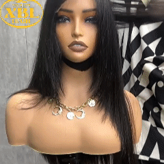 XBL Hair Layer-Cut Star Straight 5x5 HD Lace Closure Wig 250% Density Human Hair Wig