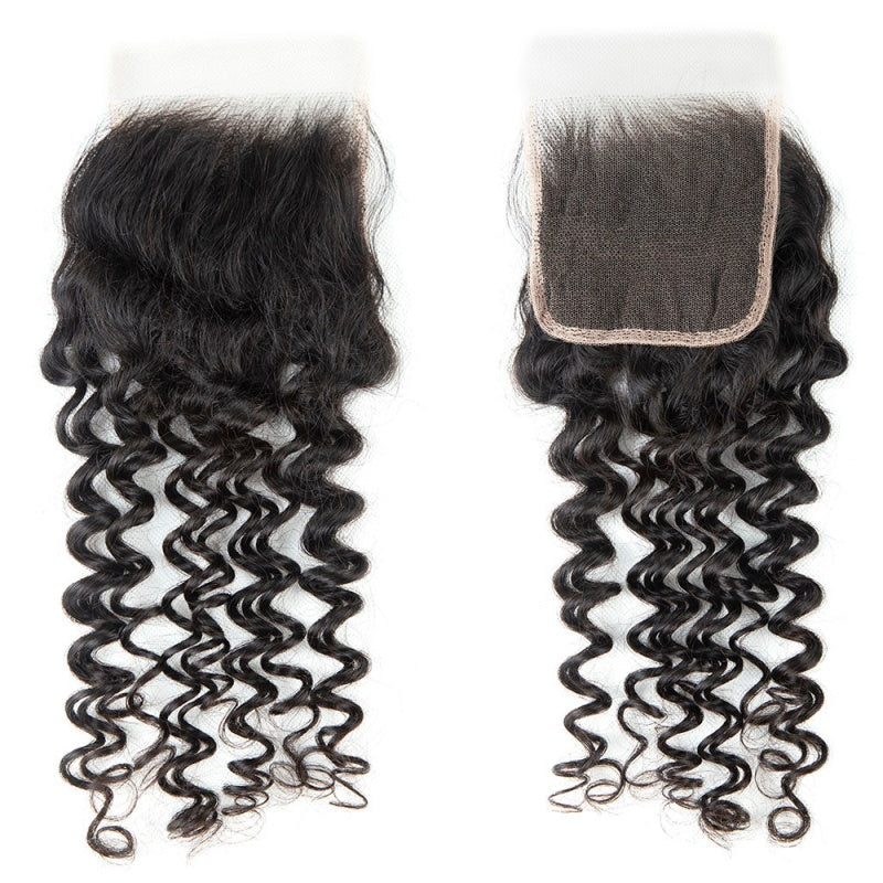 XBL Hair Miss Flawless / Lovely / Pretty Jerry Curl Hair 3 Bundles with 4x4/5x5/6x6 Lace Closure Wet And Wavy