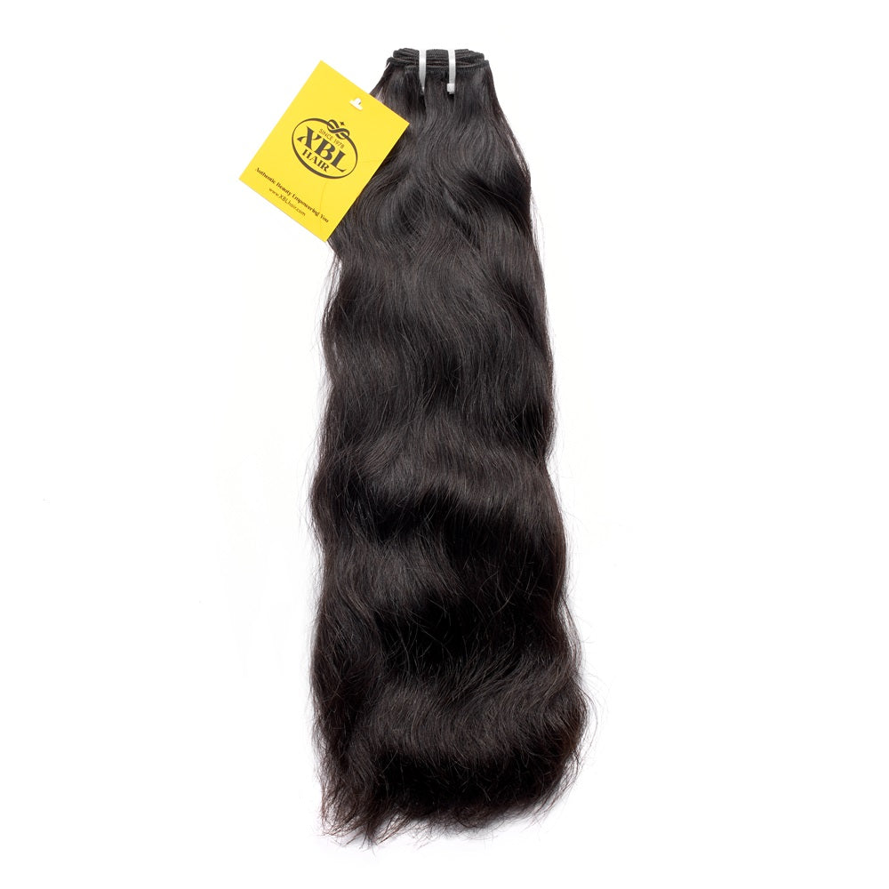 XBLhair Miss Attractive Burmese Raw Inborn Wavy Hair Extensions Natural Wave Human Hair