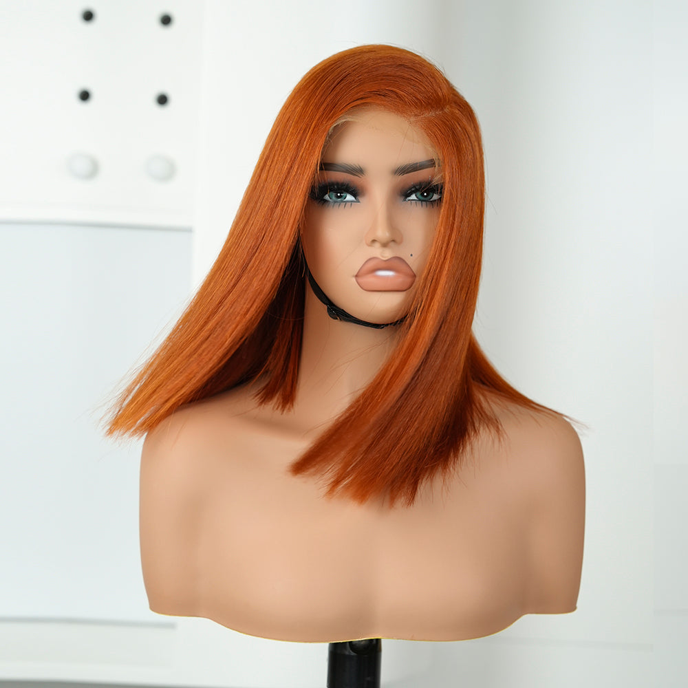 raw har 5x5 hd lace #350 bob wig