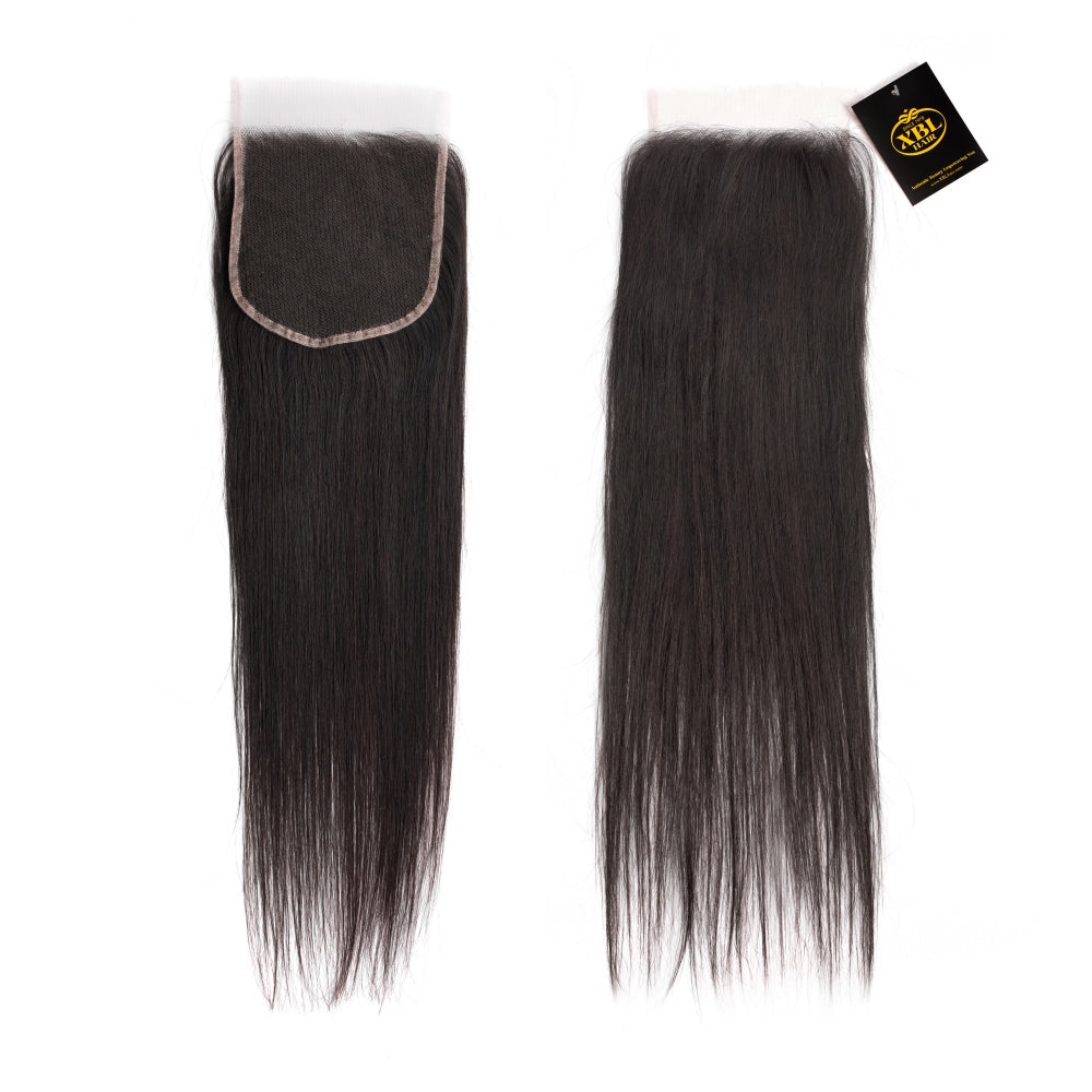 XBL Hair 5x5 HD Lace Closure Straight Small Knots 100% Human Hair