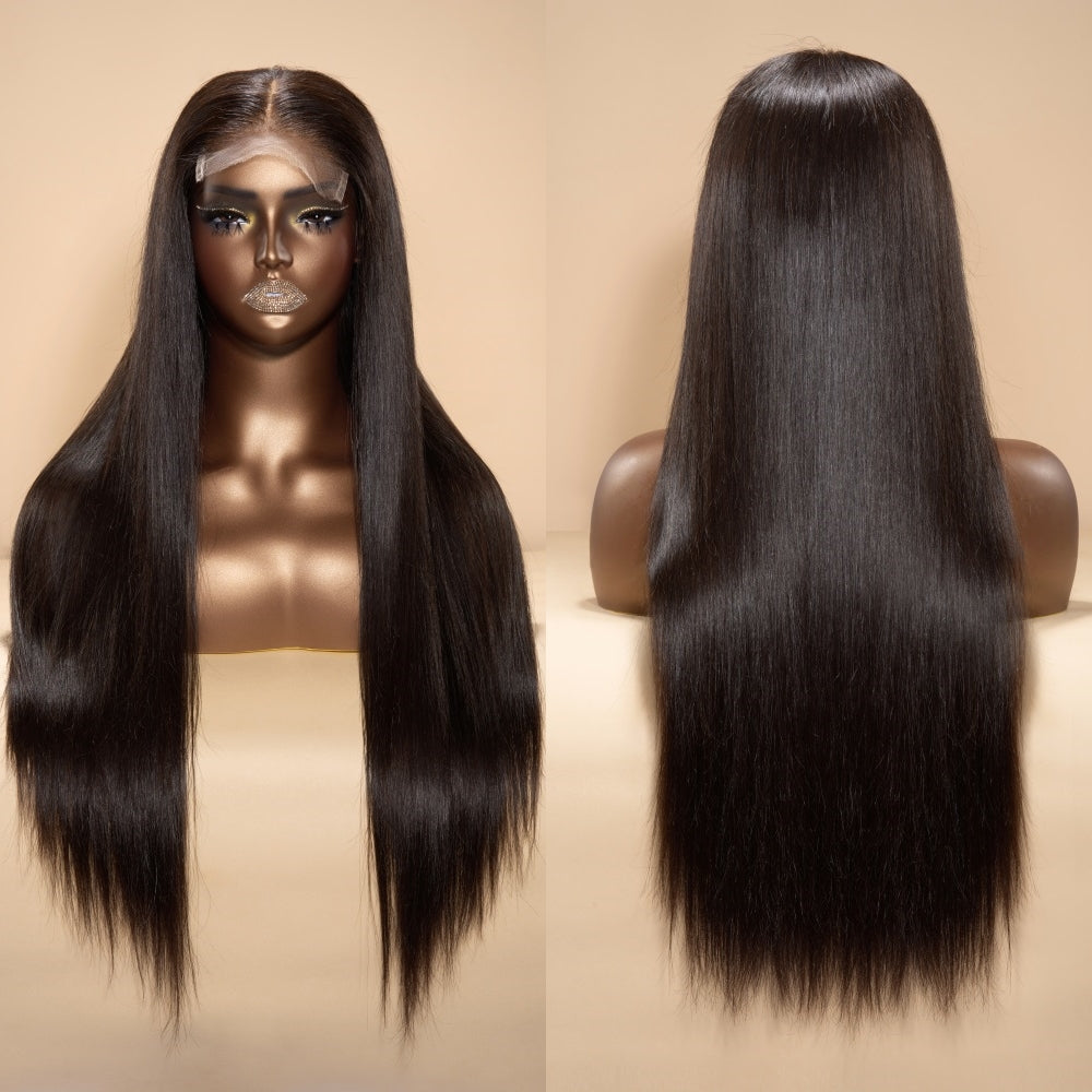XBL Hair Straight Lace Closure Wig 4x4/5x5/6x6 HD Lace Closure Wig Pre-plucked Straight Human Hair Wig