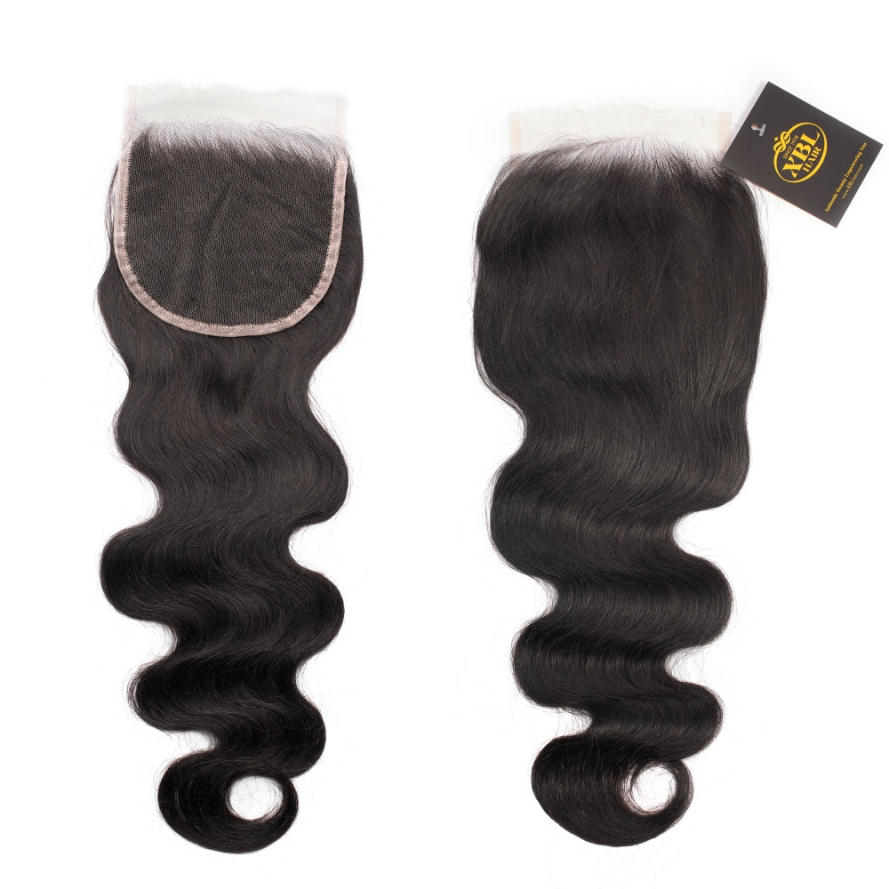 XBL Hair 5x5 HD Lace Closure Body Wave Small Knots 100% Human Hair